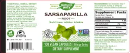 Label for Sarsaparilla Root 850 mg