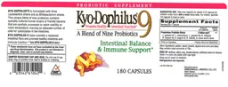 Label for Kyo-Dophilus 9