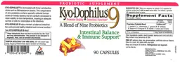 Label for Kyo-Dophilus 9