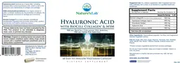 Label for Hyaluronic Acid with BioCell Collagen & MSM