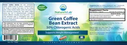 Label for Green Coffee Bean Extract