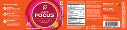 Label for Laser Focus Berry Tangy Tangerine