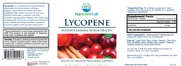 Label for Lycopene
