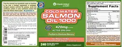 Label for Salmon Oil 1000