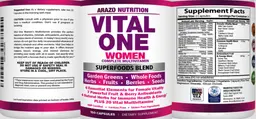 Label for Vital One Women Complete Multivitamin