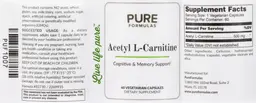 Label for Acetyl L-Carnitine