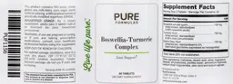 Label for Boswellia-Turmeric Complex