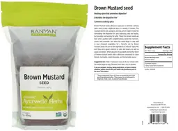 Label for Brown Mustard Seed