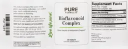 Label for Bioflavonoid Complex