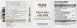 Label for Phyto-Xtra with DIM