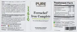 Label for Ferrochel Iron Complete