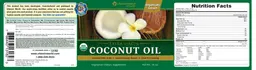 Label for Extra Virgin Coconut Oil
