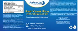 Label for Red Yeast Rice with Ubiquinol QH