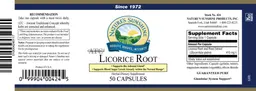 Label for Licorice Root ATC Concentrated