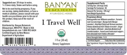 Label for I Travel Well