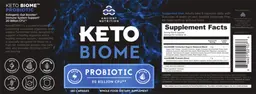 Label for Keto BIOME Probiotic