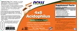 Label for 4x6 Acidophilus