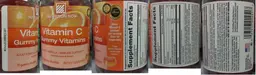 Label for Vitamin C Gummy Vitamins