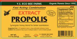 Label for Propolis Extract