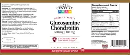 Label for Glucosamine 500 mg Chondroitin 400 mg