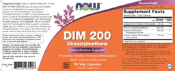 Label for DIM 200