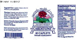 Label for Carditone