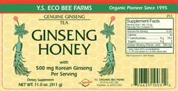 Label for Ginseng Honey