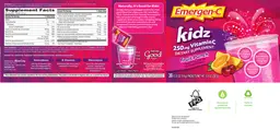 Label for Kidz Vitamin C 250 mg Fruit Punch