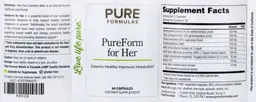 Label for PureForm for Her