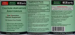 Label for Calcium Aspartate Anhydrous