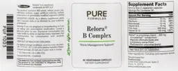 Label for Relora B Complex