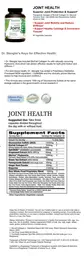 Label for Joint Health