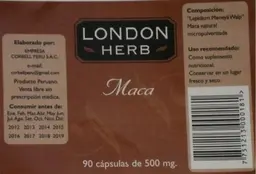 Label for Maca