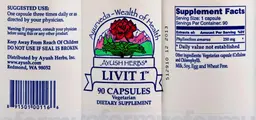 Label for Livit 1