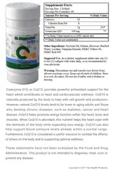Label for Hi-Absorption Co-Q10 100 mg