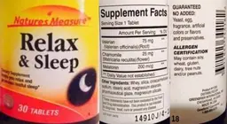 Label for Relax & Sleep