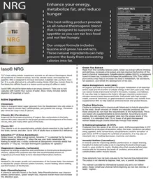 Label for NRG