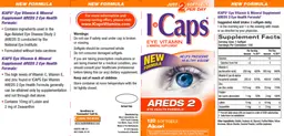 Label for I-Caps AREDS 2