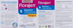 Label for Florajen Digestion