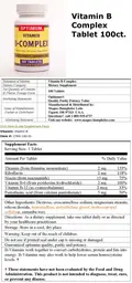 Label for Vitamin B-Complex