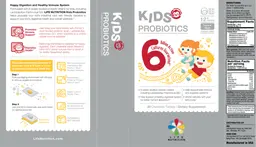 Label for Kids Probiotics 6 Billion Tropical Flavor