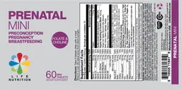 Label for Prenatal Mini