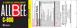 Label for AllBee C-800