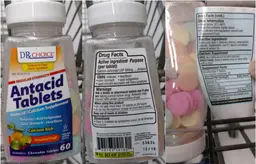 Label for Antacid Tablets