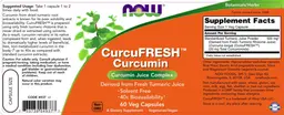 Label for CurcuFRESH Curcumin