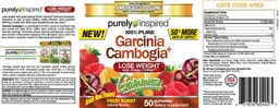 Label for Garcinia Cambogia + Fruit Burst
