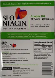 Label for SLO-NIACIN 250 mg