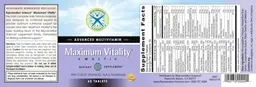 Label for Maximum Vitality