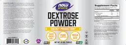 Label for Dextrose Powder