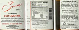 Label for Cod Liver Oil No. 5